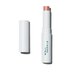 Well People front packaging showing balm tube and Afterglow tint for easy identification