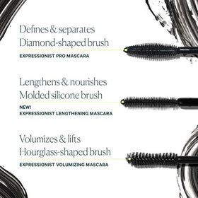 Well People mascara texture swiped on hand showing smooth, buildable formula