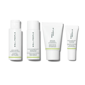 Well People front packaging shot showing the mini set and travel convenience