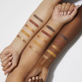 Well People close-up of shimmer shade texture highlighting smooth, reflective payoff