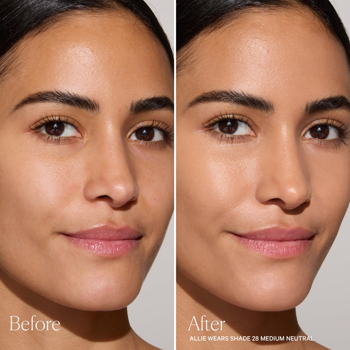 Well People application with fingers demonstrating easy blending and natural look