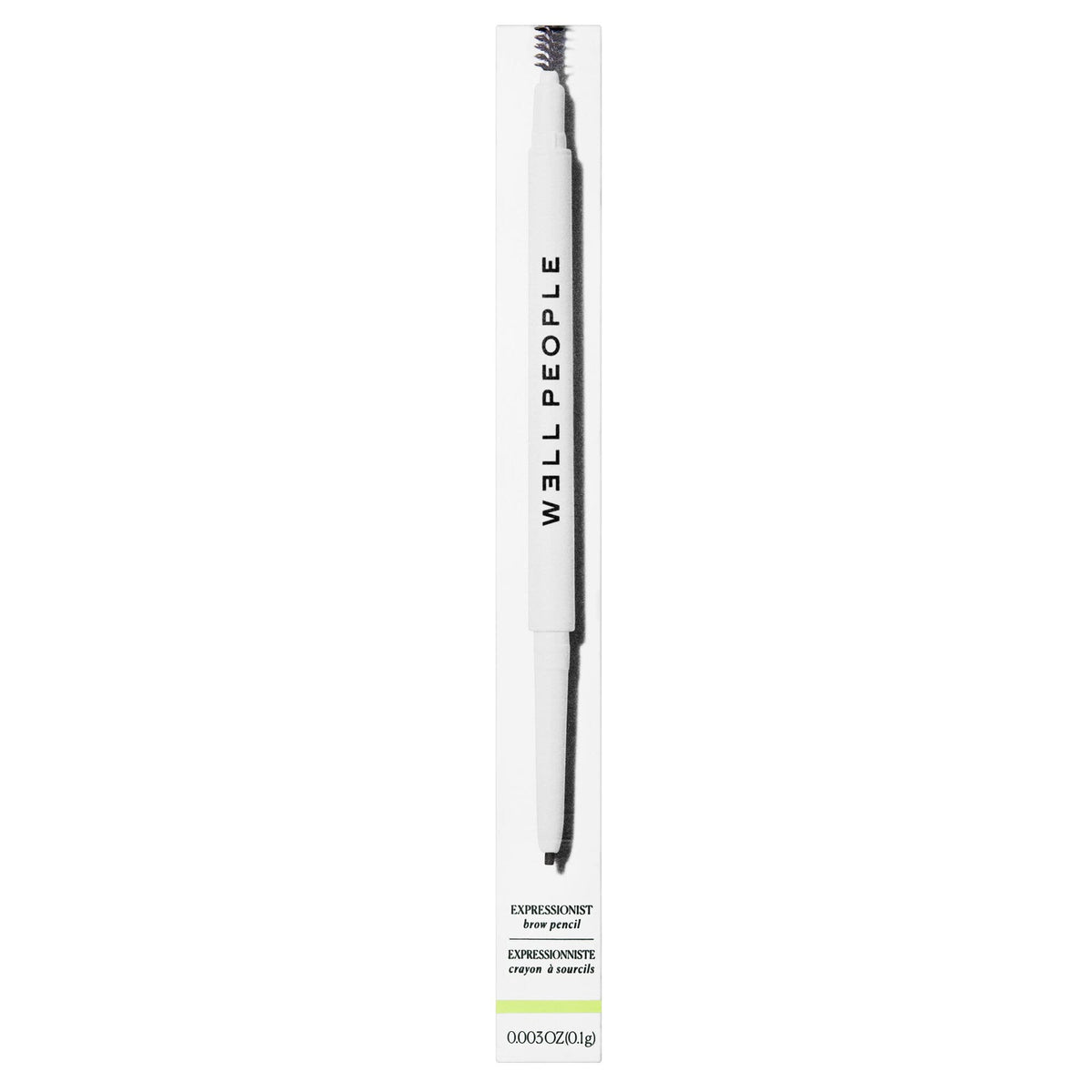 Well People spoolie brush detail for grooming and blending