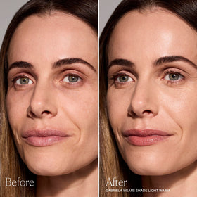 Well People stick applied on hand to demonstrate coverage and smooth blending