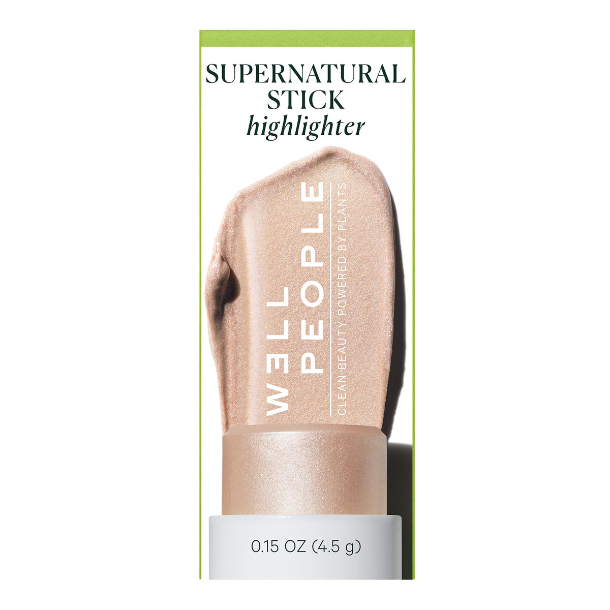 Well People dabbed center-lip highlight with Supernatural Stick for plumping shine