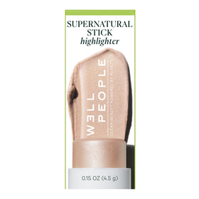 Well People dabbed center-lip highlight with Supernatural Stick for plumping shine