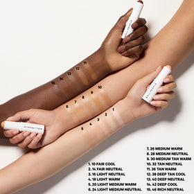 Well People creamy texture swatch highlighting smooth blendability and hydration