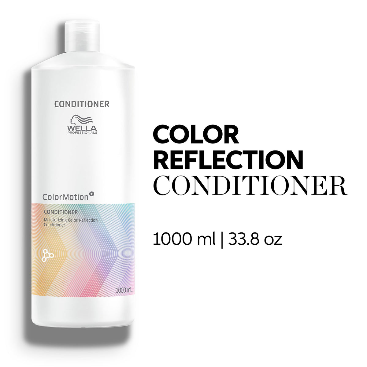 Wella Professionals back label showing ingredients and usage benefits