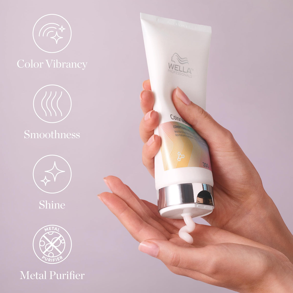 Wella Professionals bottle next to Structure+ Mask showing combined benefits