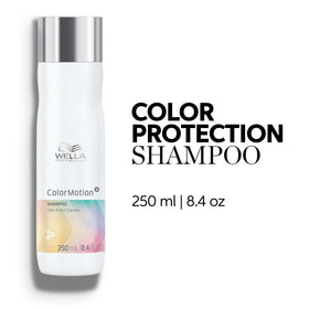 Wella Professionals close-up of clear shampoo consistency highlighting gentle formula