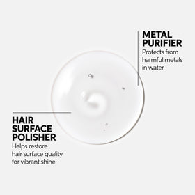 Wella Professionals shampoo applied to wet hair demonstrating effective cleansing