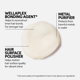 Wella Professionals ingredient highlight showing WellaPlex bonding benefit