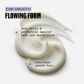 Wella Professionals Flowing Form applied to mid-lengths demonstrating smoothing effect and reduced frizz