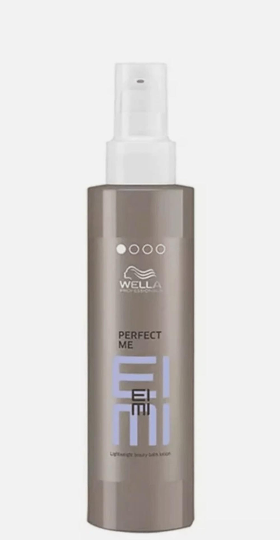 Wella Professionals bottle front view showing label and lightweight balm benefits