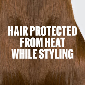 Wella Professionals spray in use on damp hair giving heat protection and smooth styling