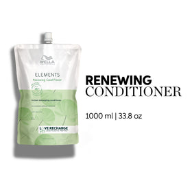Wella Professionals conditioner pouring texture demonstrating smooth hydration and easy spreadability