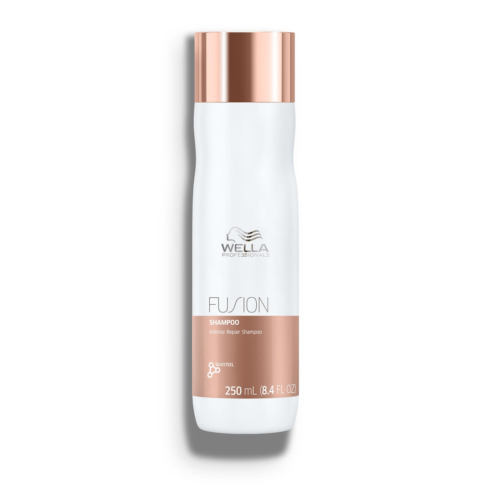 Wella Professionals bottle front packaging showing label and size benefits