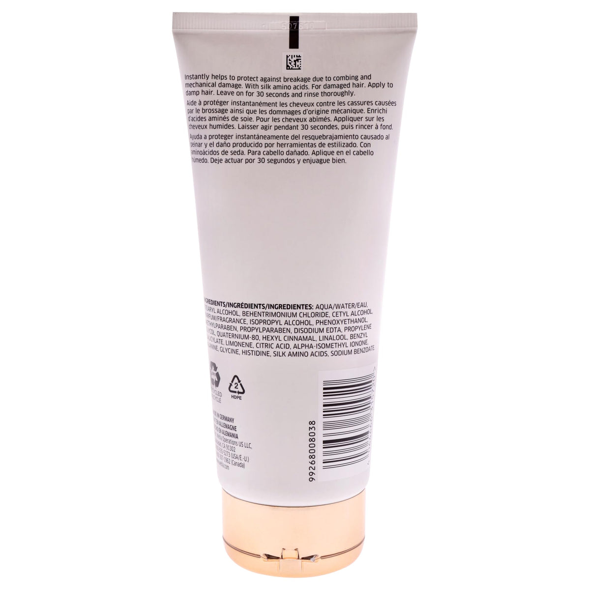 Wella Professionals conditioner creamy texture on hand illustrating smooth benefit