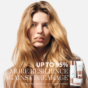 Wella Professionals close-up of shampoo foam texture showing gentle cleansing benefit
