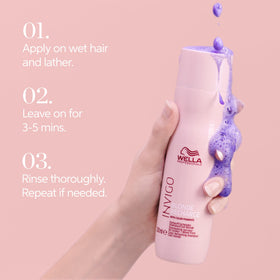 Wella Professionals before and after blonde comparison showing brassiness reduction benefit