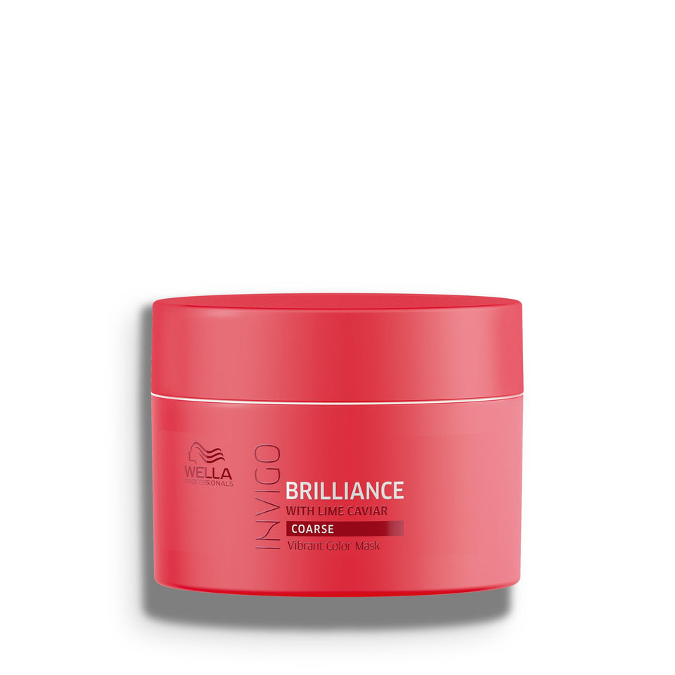 Wella Professionals Invigo Brilliance front packaging showing product benefits