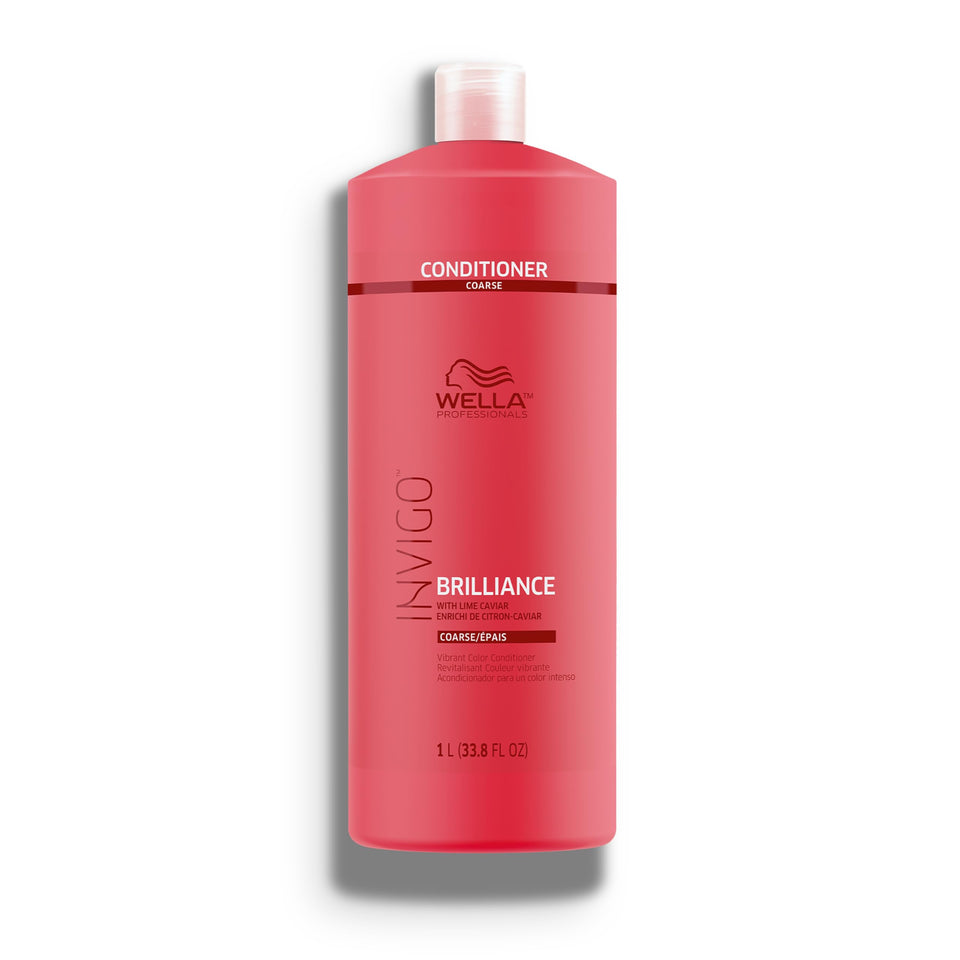 Wella Professionals front packaging showing large 33.8 fl oz bottle and label, color protection benefit