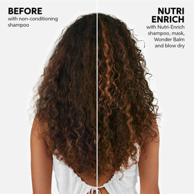 Wella Professionals before and after ends showing improved softness