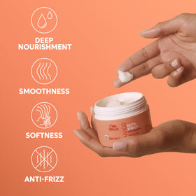 Wella Professionals jar beside coin for size and portion comparison