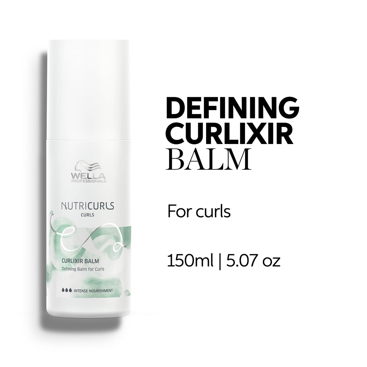 Wella Professionals Nutricurls close view of pump and cap for easy dispensing benefit