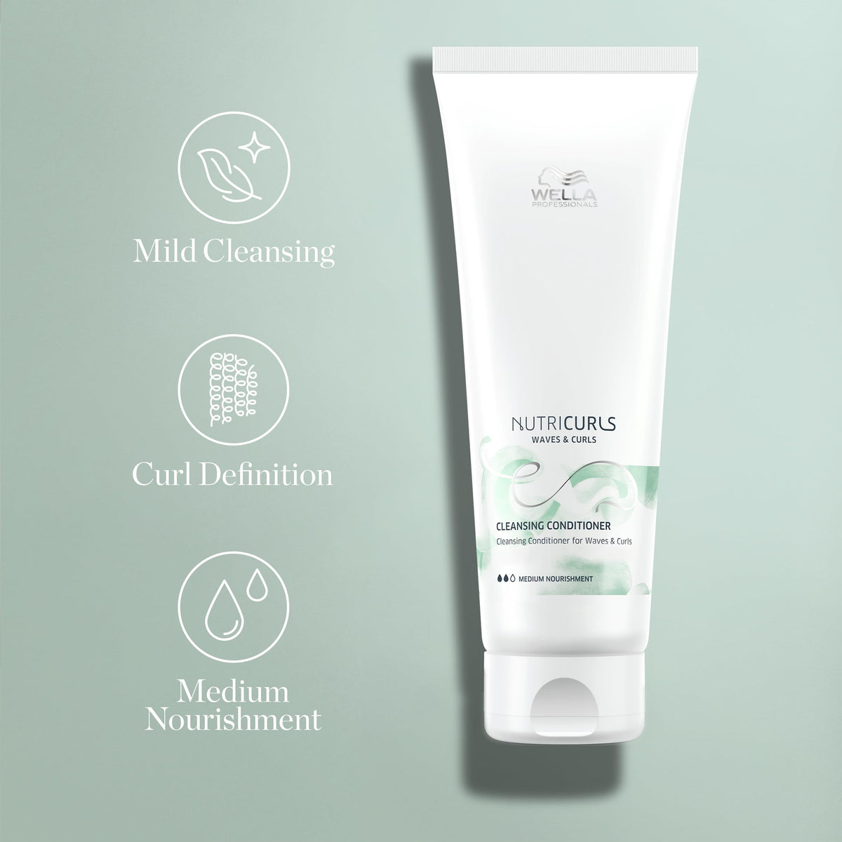 Wella Professionals ingredient label highlighting wheat bran extract benefits
