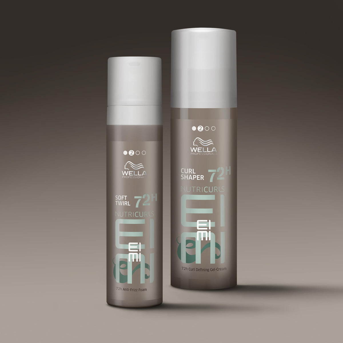Wella Professionals styled curly hair in lifestyle setting showing bounce and defined, natural-looking curls