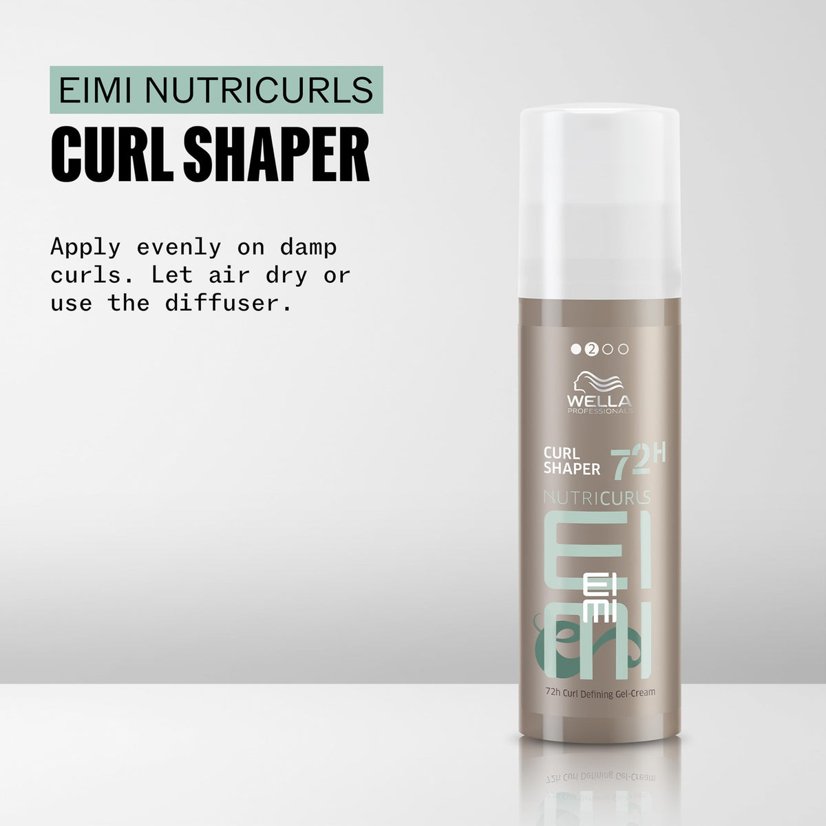 Wella Professionals close-up texture of the gel-cream showing blend for soft hold and definition