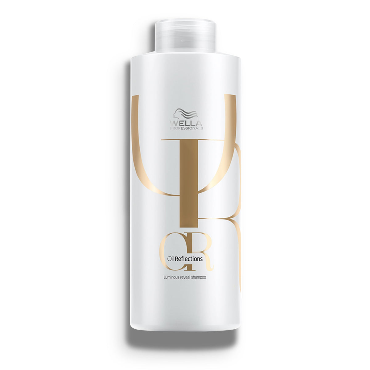 Wella Professionals front packaging showing bottle and brand, highlights salon-size convenience