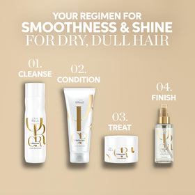 Wella Professionals shampoo and conditioner duo staged, suggests paired routine benefits