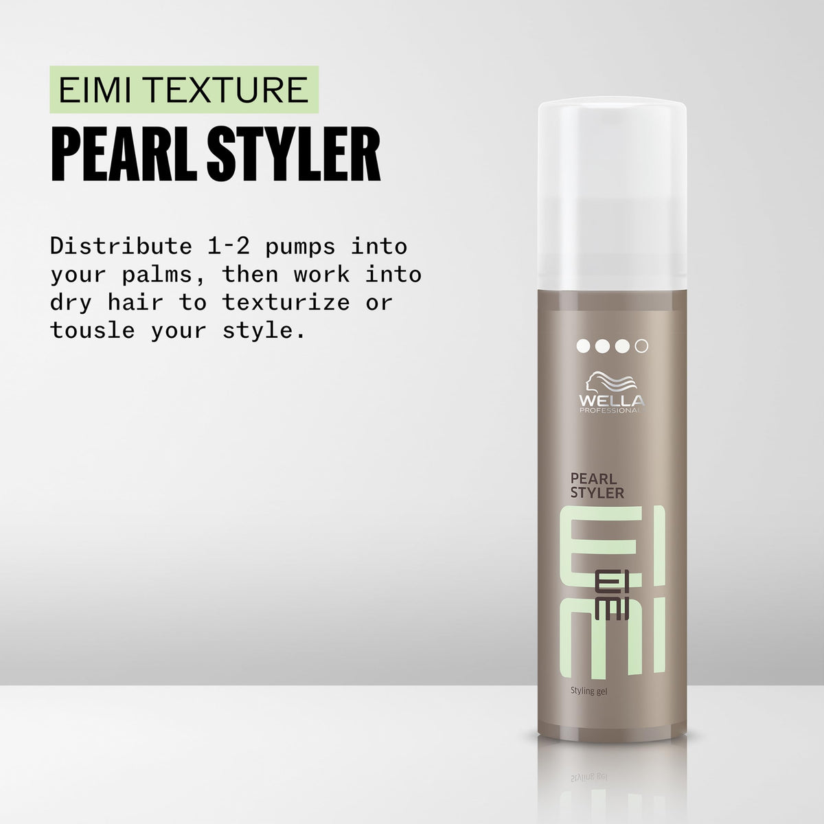 Wella Professionals gel texture close-up illustrating pearl gloss and smooth spreadability benefits