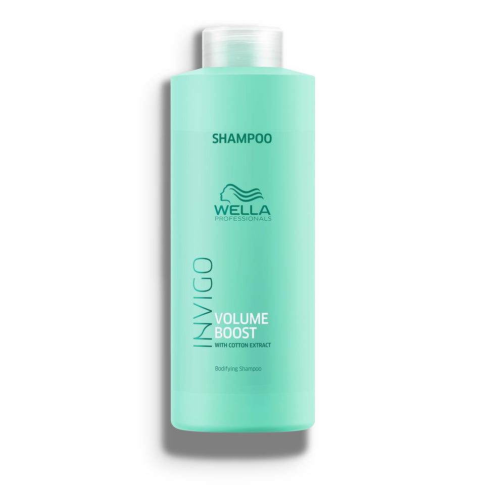 Wella Professionals front bottle showing product and volume benefit