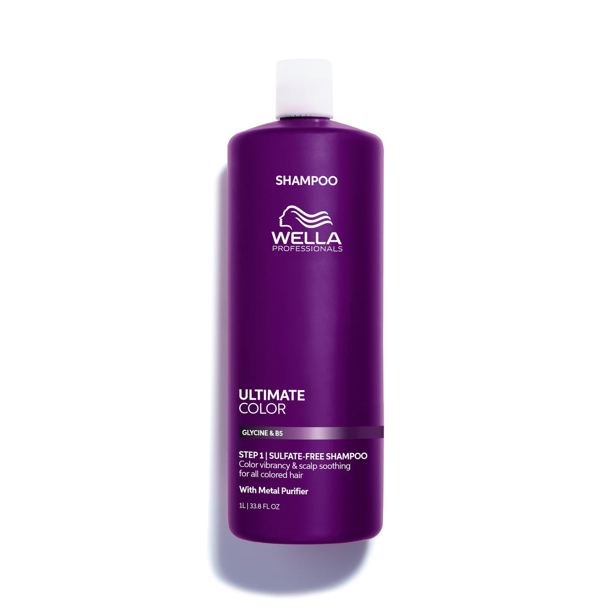 Wella Professionals front bottle view showing product size and professional branding benefit