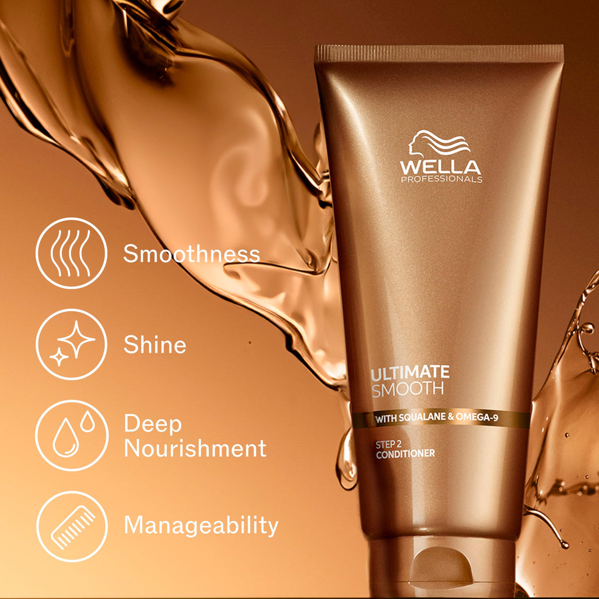 Wella Professionals creamy conditioner texture highlighting nourishing action