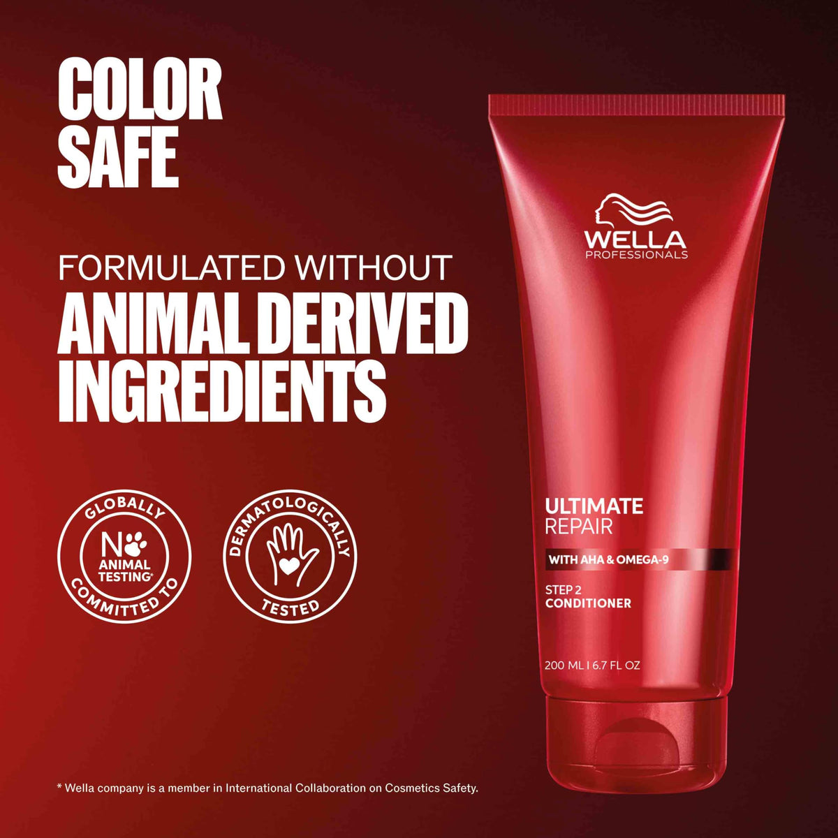 Wella Professionals conditioner paired with Miracle Hair Rescue for system benefit