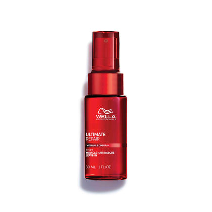 Wella Professionals front packaging showing treatment bottle and benefits