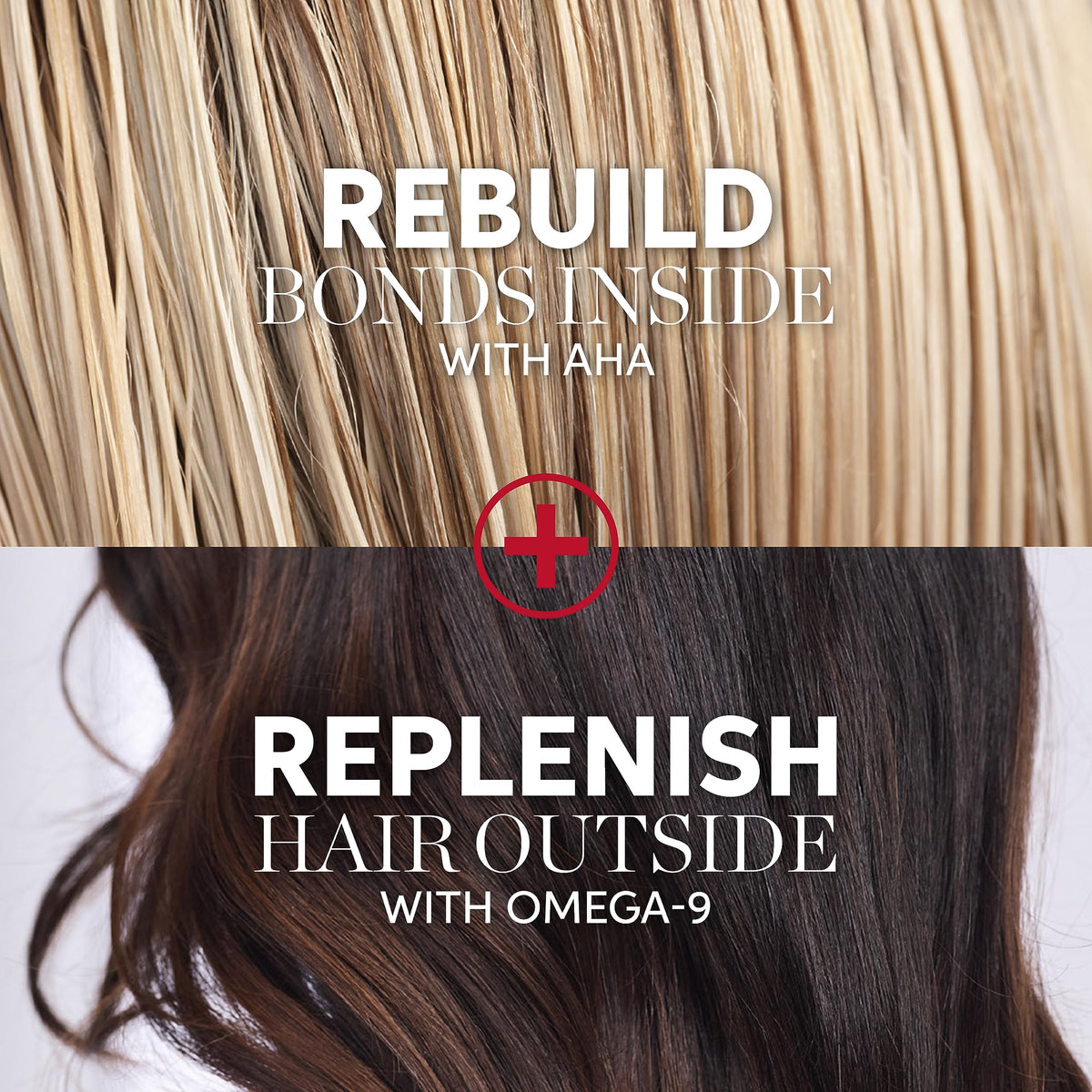 Wella Professionals label close-up highlighting AHA and key features