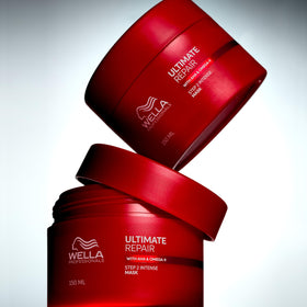 Wella Professionals mask staged with other products for professional routine benefit