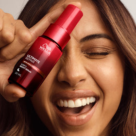 Wella Professionals product label highlighting AHA and Omega-9 technology benefits