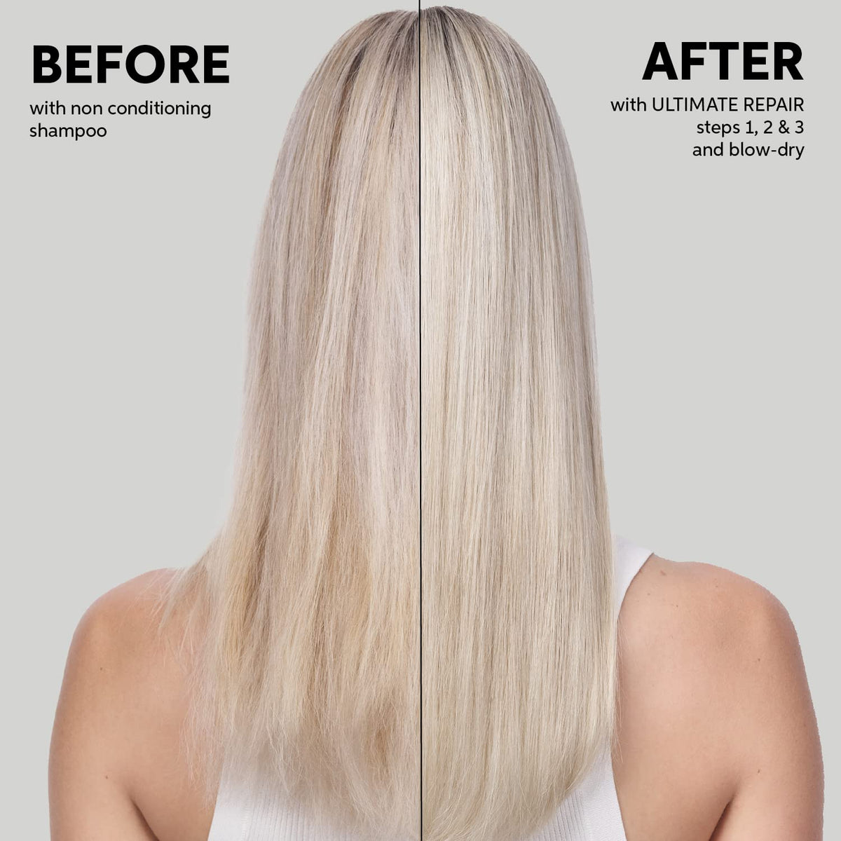 Wella Professionals application on damp hair for smoother styling benefits