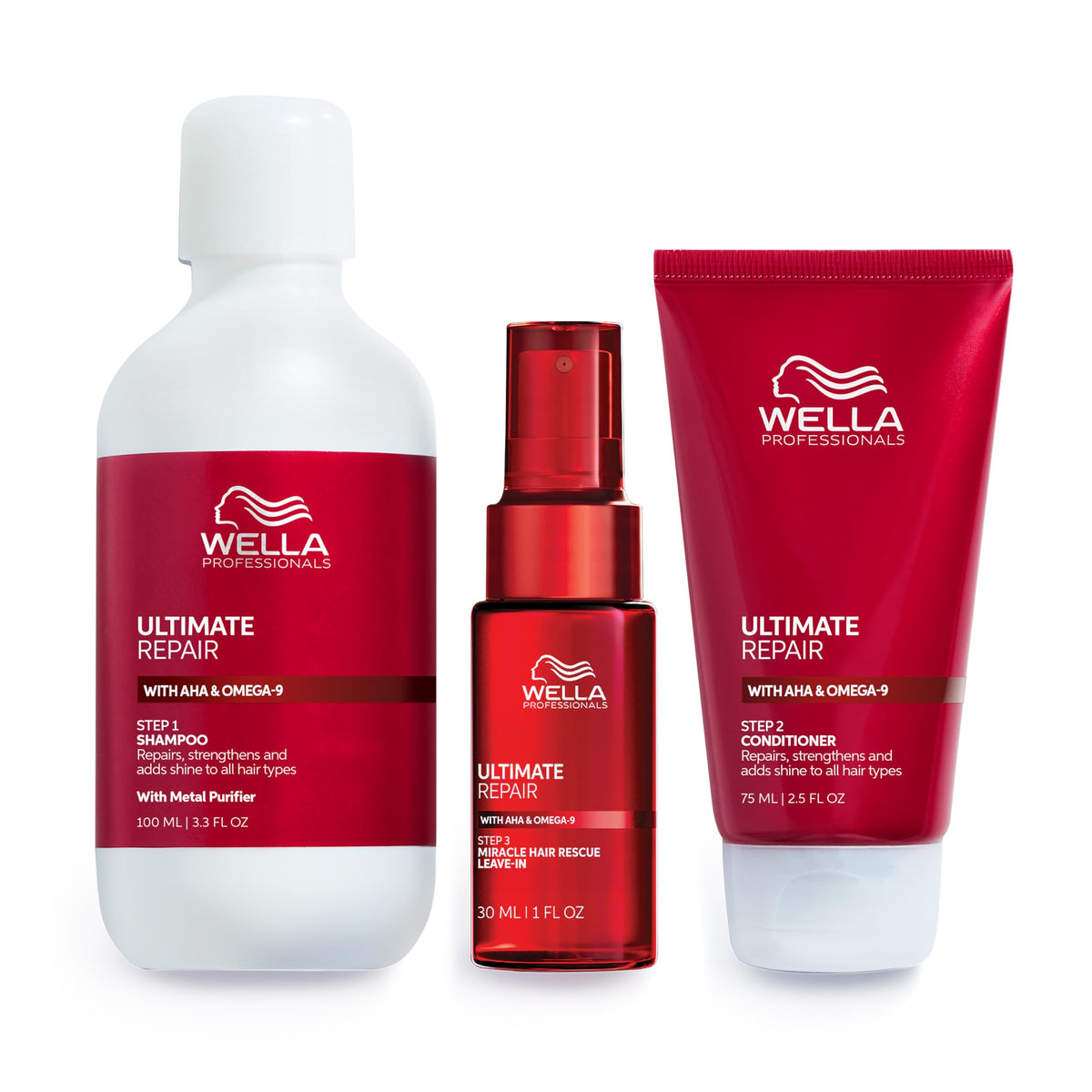 Wella Professionals product texture on hand illustrating lightweight hydration