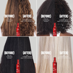 Wella Professionals mist being applied to damp hair for detangling benefit