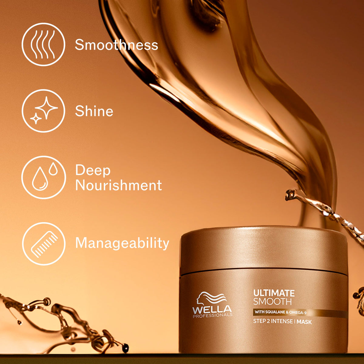 Wella Professionals squalane and omega‑9 visuals highlighting restorative ingredient benefits
