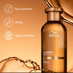 Wella Professionals close-up of creamy lather showing gentle cleansing action