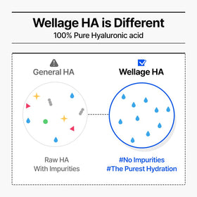 WELLAGE application hands pressing serum into skin for instant moisture