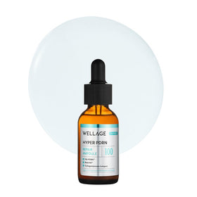 WELLAGE front packaging showing ampoule and premium anti-aging design benefit clarity