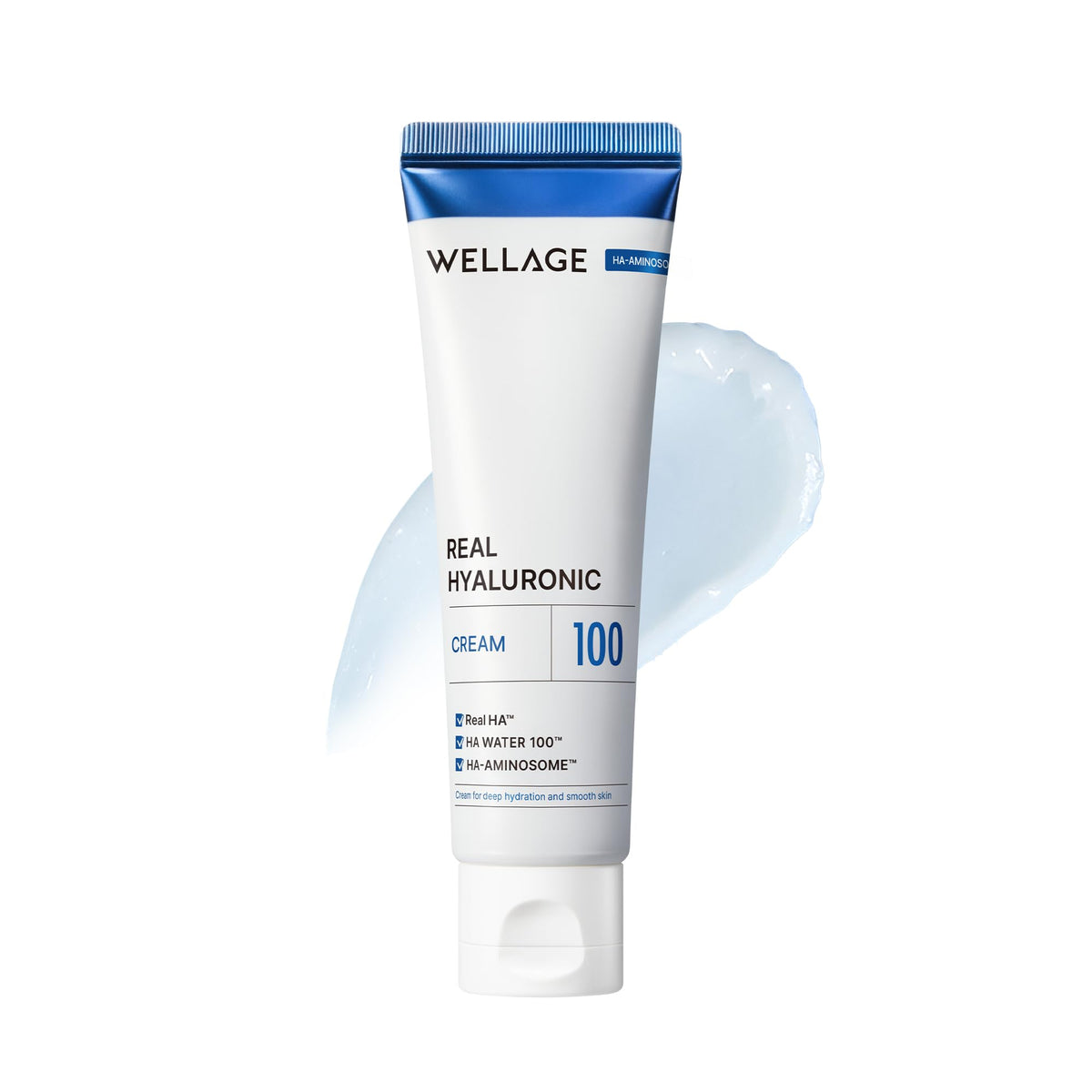 WELLAGE jar front packaging showing product and branding, benefits hydration